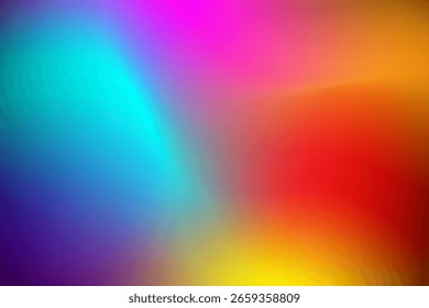 Vibrant abstract fluid background with mix of blue red yellow and purple color illustration vector