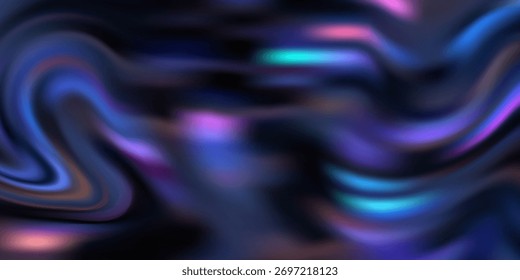Vibrant Abstract Fluid Color Gradient With Neon Lights and Satin Like Swirls,vector illustration design in eps 10.