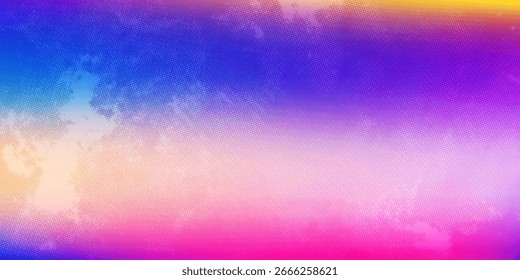 A vibrant abstract futuristic gradient wave with moving dots. Particle flow with glitch effect. Vector graphics ideal for brochures, flyers, magazines, business cards, and banners. Vector.