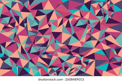 Vibrant abstract geometric background with multicolor shapes and modern patterns. Perfect for web design, presentations, posters, or creative visuals.
