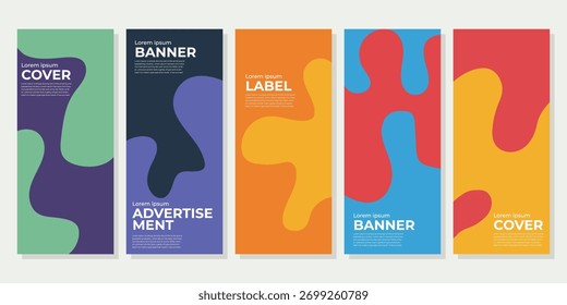 Vibrant abstract geometric design with smooth color gradients and sharp lines, perfect for modern graphic design and digital art projects