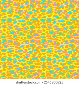 A vibrant, abstract geometric pattern in Memphis style featuring bold colors, dynamic shapes, and playful textures. Perfect for modern design projects, this vector illustration is ideal for