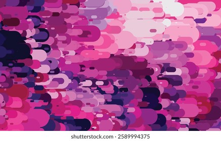 Vibrant Abstract Geometric Pattern with Pink and Purple Hues