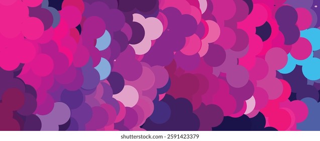 Vibrant Abstract Geometric Pattern with Pink and Purple Hues