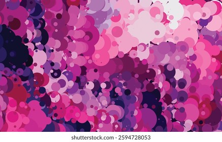 Vibrant Abstract Geometric Pattern with Pink and Purple Hues