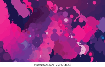 Vibrant Abstract Geometric Pattern with Pink and Purple Hues