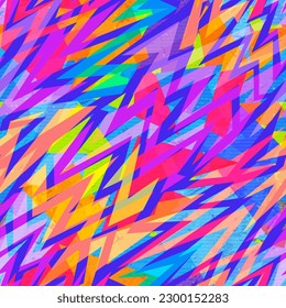 Lebhaftes abstraktes, geometrisches, nahtloses Muster