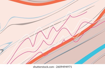 Vibrant Abstract Geometric Shapes Background – Colorful, Futuristic, Gradient, Retro, Modern, Pattern, Minimal, Design, Vector