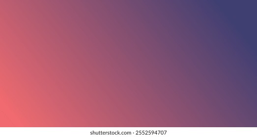 Vibrant Abstract Gradient Background Blending Coral Pink and Deep Indigo Purple Colors