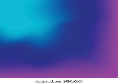 Vibrant Abstract Gradient Background in Blue and Purple Shades