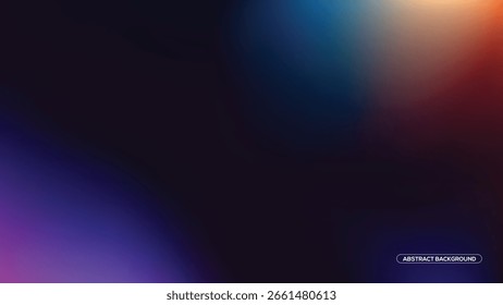 Fundo de gradiente abstrato vibrante em tons escuros.