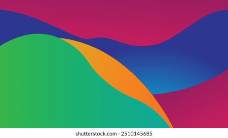 Un fondo degradado abstracto vibrante con una mezcla dinámica de múltiples colores. Este llamativo diseño es perfecto para mejorar proyectos digitales, presentaciones y contenido creativo.