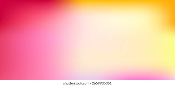 Vibrant abstract gradient background featuring soft blends of red, pink, yellow, and orange. Perfect for modern design, digital art, or creative presentations.

