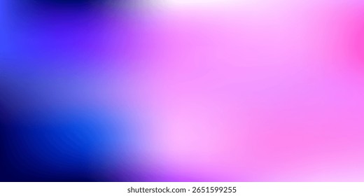 Vibrant abstract gradient background with smooth blend of blue, purple, and pink hues. Soft and colorful design ideal for modern digital, app UI, wallpaper, or web design themes.
