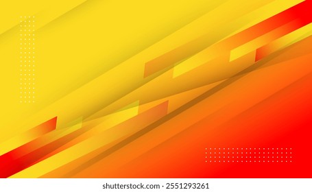 Vibrant Abstract Gradient Background in Yellow and Red