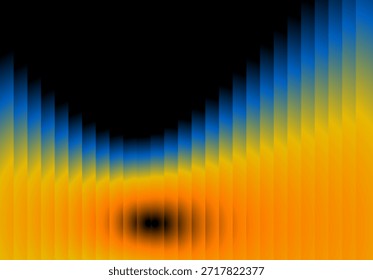 Vibrant abstract gradient with black, blue, and yellow hues on transparent background - Powered by Shutterstock - Get 15% off with code: PIKWIZARD15
