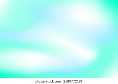 Vibrant abstract gradient with blue and green hues fading softly. Perfect as a sleek and minimalistic design background.