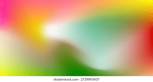 Vibrant Abstract Gradient Colors Background with Soft Bokeh Blend for Design Projects Digital Art Texture
