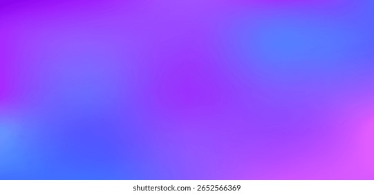 Vibrant abstract gradient with deep purple, pink, and blue hues. Smooth blurry texture ideal for futuristic designs, digital wallpapers, or modern creative projects.
