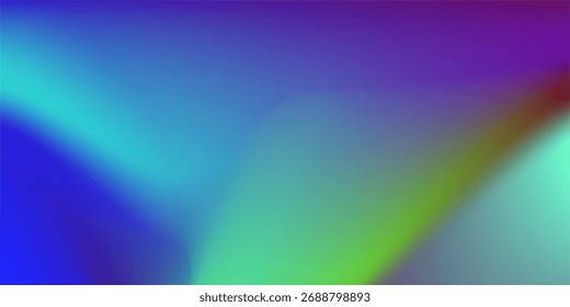 Gradiente abstrato vibrante com jogo de luz multicolor para projetos de design criativo