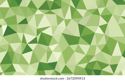 Un fondo de patrón geométrico de bajo poli verde Abstractas vibrante