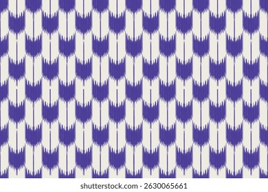
A vibrant, abstract Ikat pattern in warm tones, featuring blurred geometric shapes and traditional textile artistry, perfect for backgrounds and design elements.