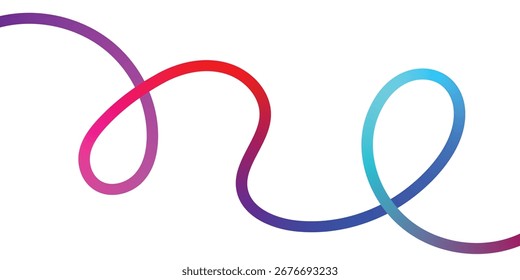 Vibrant Abstract Lines Intertwining on a Black Background. A dynamic image featuring interwoven, colorful lines in various shades of the rainbow against a solid black backdrop.