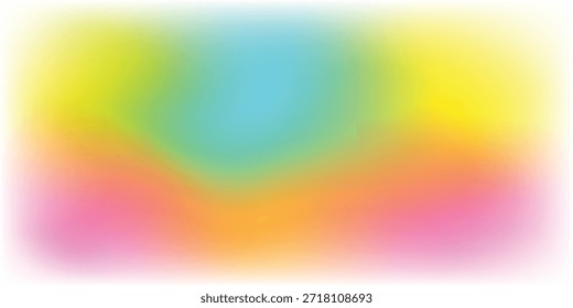 Vibrant abstract mesh gradient background with colorful fluid blur. Modern aesthetic rainbow backdrop for landing pages, digital wallpapers, posters, and creative branding projects. Vector EPS