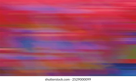 Desfoque de movimento abstrato vibrante em tons de rosa e vermelho com listras dinâmicas. Ideal para fundos, layouts artísticos, ou para transmitir energia e movimento. Textura suave com um humor energético