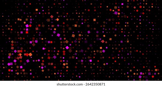 Vibrant Abstract Pattern With Colorful Pixels on a Dark Background