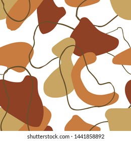 Vibrant abstract pattern, colorful trending palette. For modern wedding invites, art prints, stationery - the seamless patterns are absolutely perfect for packaging, textiles or tissue paper as well
