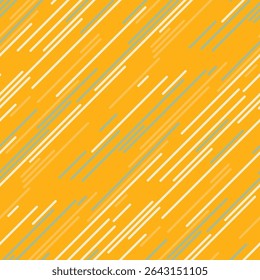 Vibrant abstract pattern with diagonal lines in yellow, cream, and teal.  Ideal for backgrounds, website design, or textile prints.  Modern, minimalist style conveys speed, energy, and dynamism.