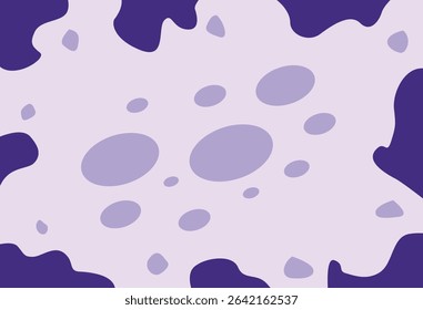 A vibrant abstract pattern featuring irregular shapes in purple and lilac tones, forming an artistic design. The patterns resemble organic textures, making it perfect for creative backgrounds