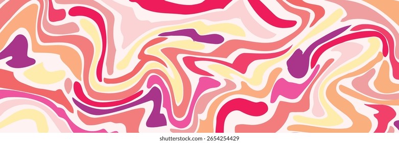 Vibrant abstract pattern wavy background wavy colorful background. Vector illustration descign.