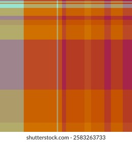 Vibrant abstract plaid pattern in warm autumnal tones.  Perfect for textile design, website backgrounds, or fallthemed projects.