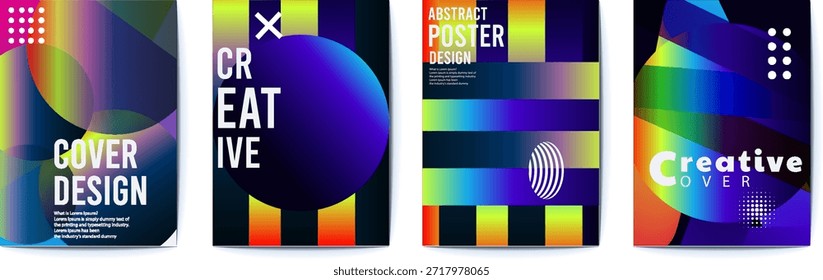 Vibrant Abstract Poster Design Templates for Creative Projects