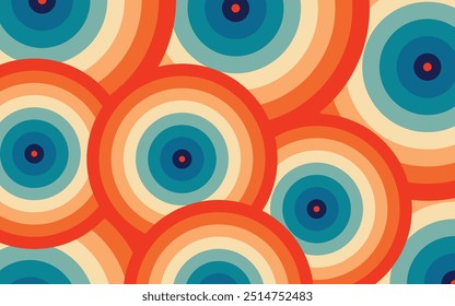Vibrant Abstract Rainbow Background for Modern Designs vintage style