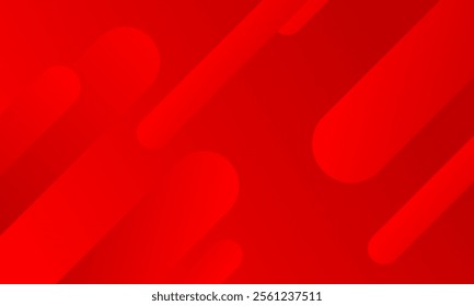 Vibrant Abstract Red Background with Smooth Shapes and Lines. awaken energy and creativity