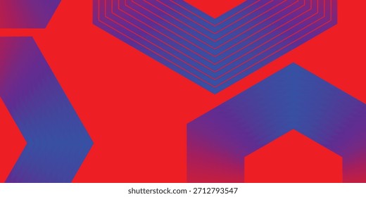 Vibrante Abstractas rojo y