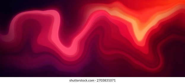 Vibrant abstract red and pink gradient waves with glowing highlights. Smooth flowing shapes create a warm, dynamic, and modern vector background perfect for creative design projects.