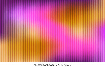 Fondo de rayas abstractas vibrantes con líneas de Vertical en rosa, amarillo, púrpura