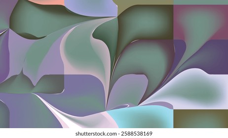 Vibrant abstract style wallpaper background design