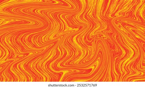 A vibrant abstract swirl pattern in fiery red, orange, and yellow hues. Ideal for dynamic backgrounds, bold graphic elements, and energetic designs. Conveys movement and energy