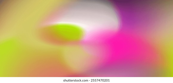Vibrant abstract vector illustration with a swirling gradient blend of pink, purple and green tones. The dynamic flow creates a sense of motion and energy, perfect for modern artistic designs.