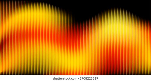 Vibrant abstract vertical glowing stripes with dynamic warm gradient effect