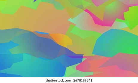 Vibrant, abstract watercolor splashes in a gradient of bright, playful colors, creating a dynamic and energetic background.