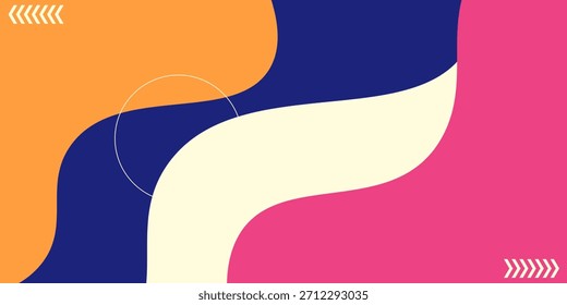 Diseño de fondo de onda Abstractas vibrante 