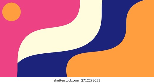 Diseño de fondo de onda Abstractas vibrante 