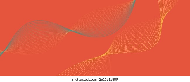 Vibrant Abstract Wave Background. EPS10