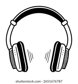 A vibrant advertisement design likely featuring a pair of modern headphones, possibly for a music or tech brand. The graphic uses a full spectrum of colors, suggesting a dynamic and engaging visual.